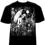 Death Black Metal T-shirt Design for Sale