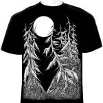 Atmospheric Black Metal T-shirt Artwork for Sale