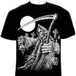 Death Black Metal T-shirt Design for Sale