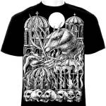 Black Metal T-shirt Design for Sale