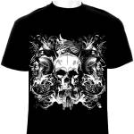 Death Black Metal T-shirt Design for Sale